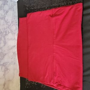 Forever21 Pencil High Waisted Skirt Women's Medium Below the Knees Red Skirt